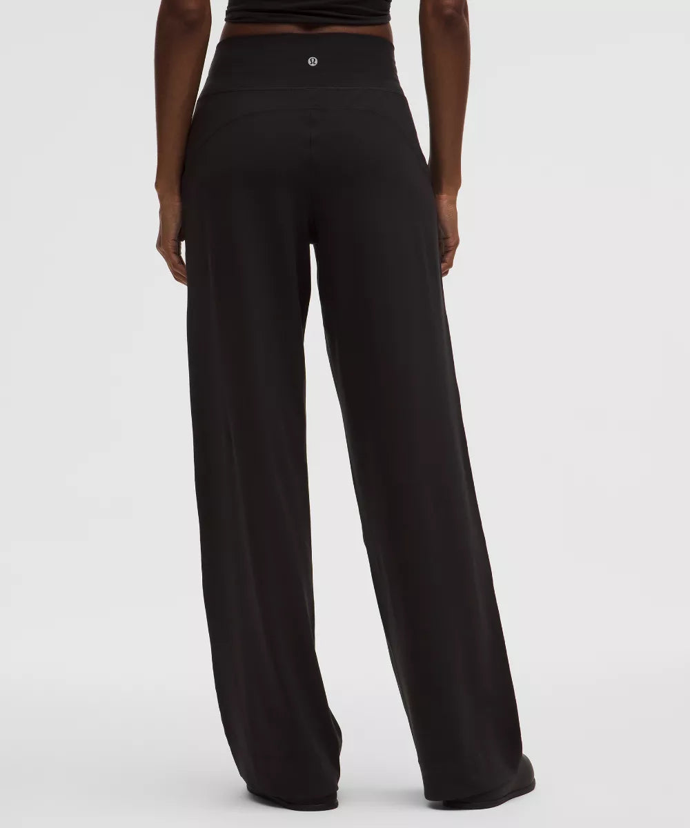 Wide Leg High Rise Pants