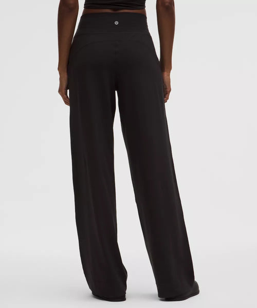 Wide Leg High Rise Pants