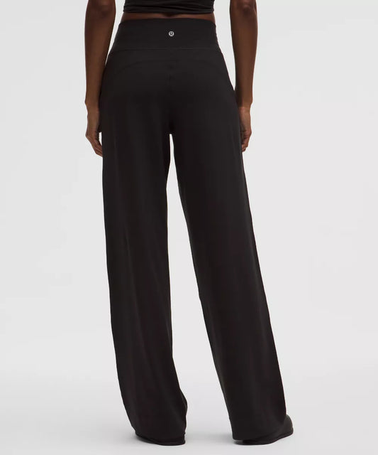 Wide Leg High Rise Pants