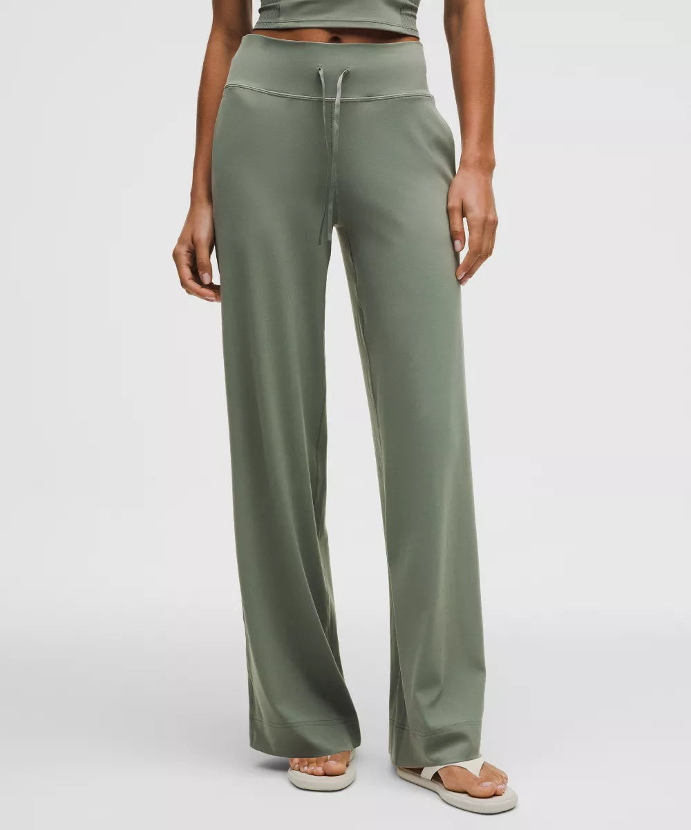 Wide Leg High Rise Pants